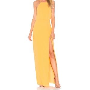 [Lovers + Friends] Sheyla Gown Yellow Size S NWT